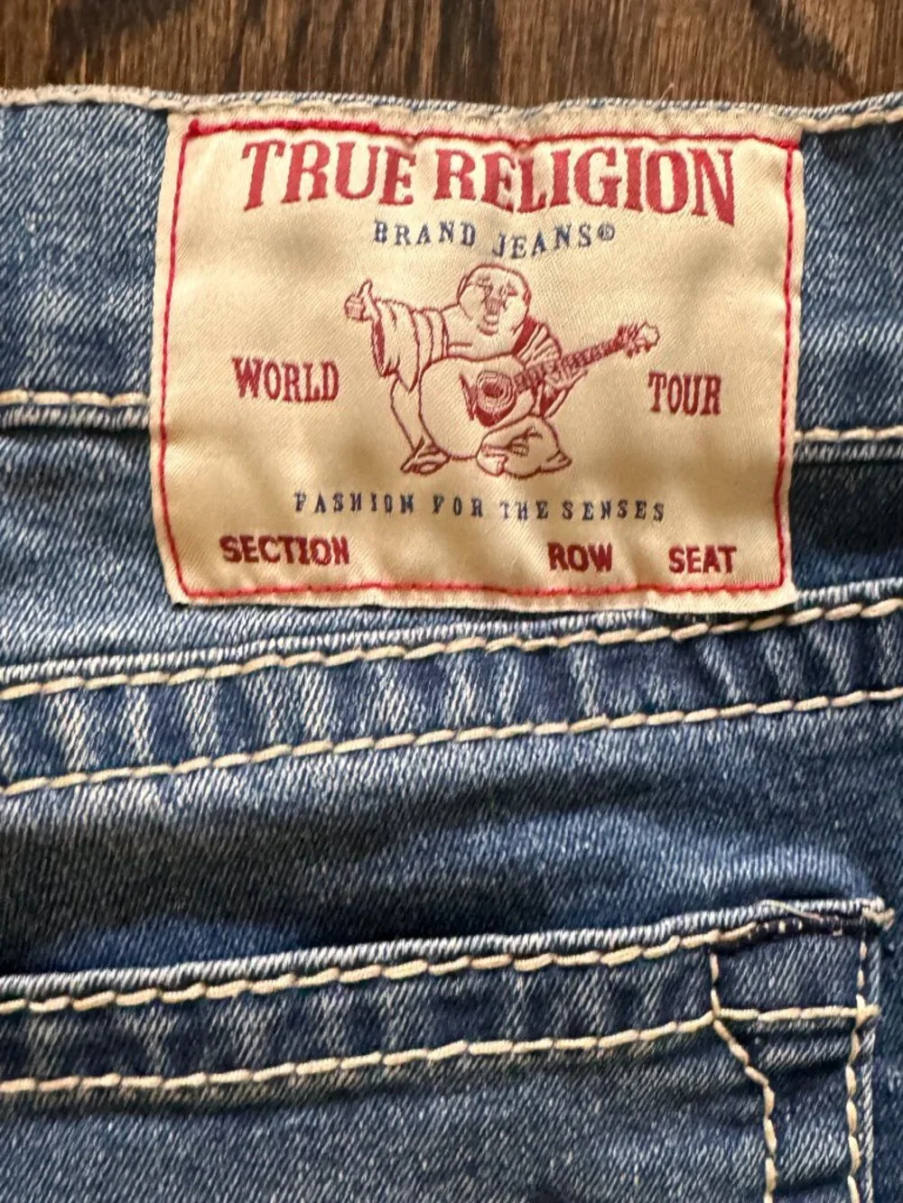 True Religion Ricky Relaxed Straight Jeans Men's Denim size 36 Y2K